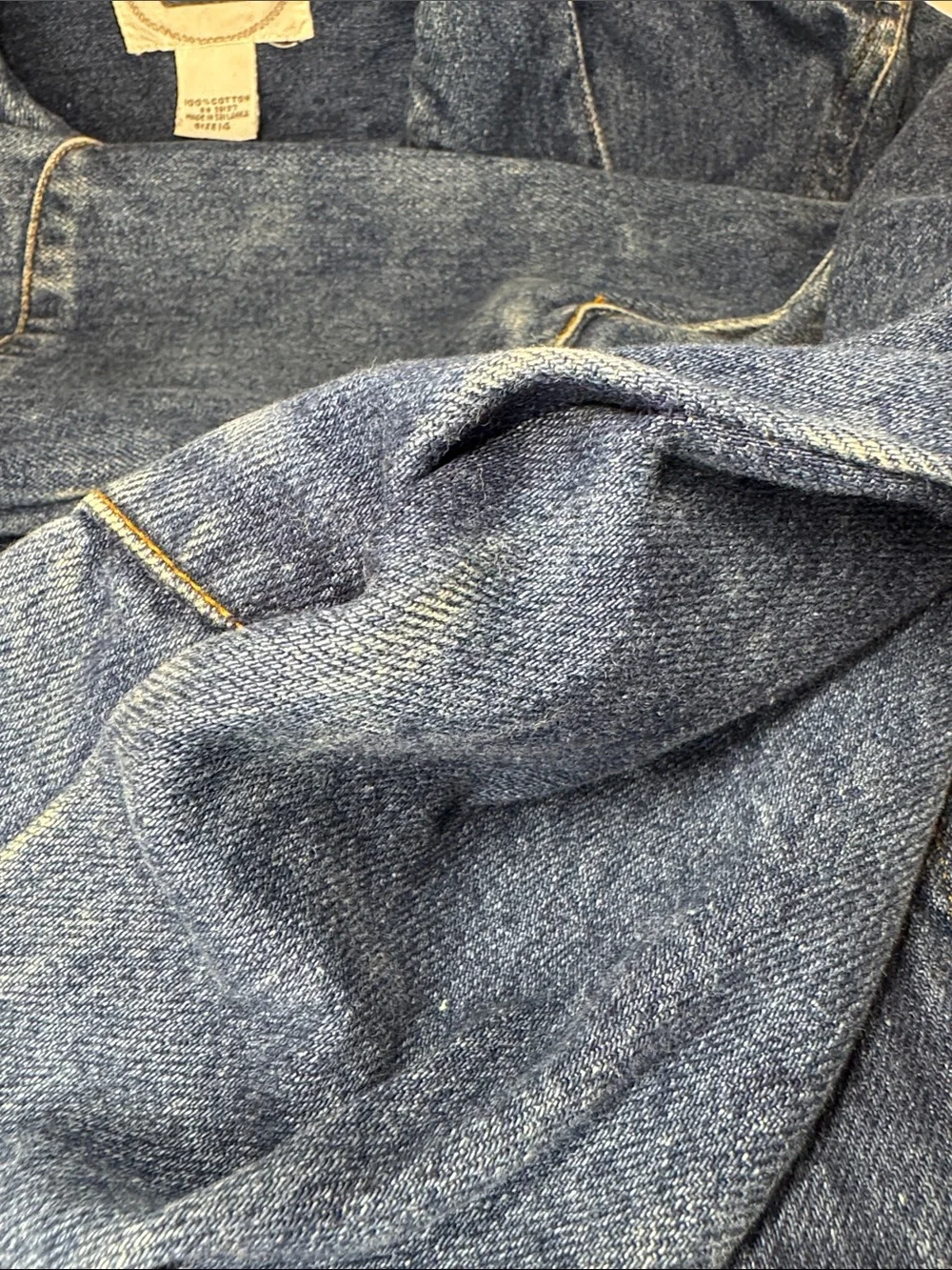 Vintage Live Ins Blue Denim Jacket Kids size 14 or women’s XS